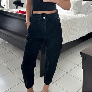 Zara black jeans size 2